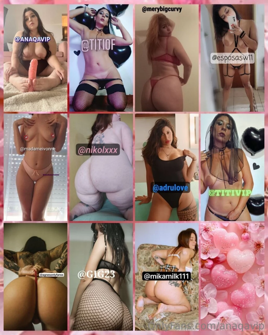 Anaqavip titiof merybigcurvy esposasw11 madameivonne nikolxxx adrulove 