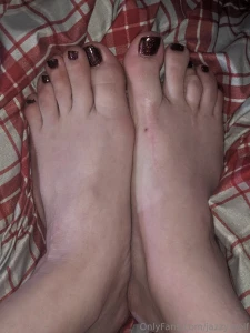Got my toesies done what do you think of the color i m just a little part 2