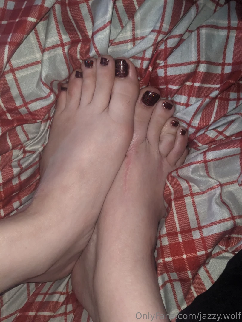 Got my toesies done what do you think of the color i m just a little part 3 