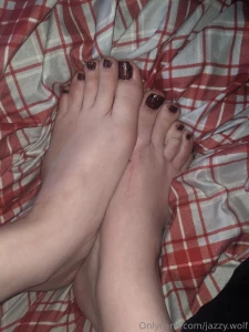 Got my toesies done what do you think of the color i m just a little part 3