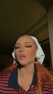I love listening to music while i play with makeup ideas