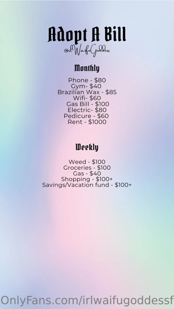 Here s my content menus services worn item menu ways to spoil me amp part 3 