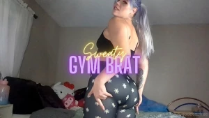 The perfect start to your weekly worship clip binge sweaty gym brat