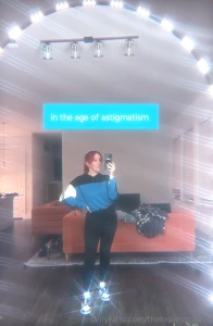 My vision is poor but my spirits are not