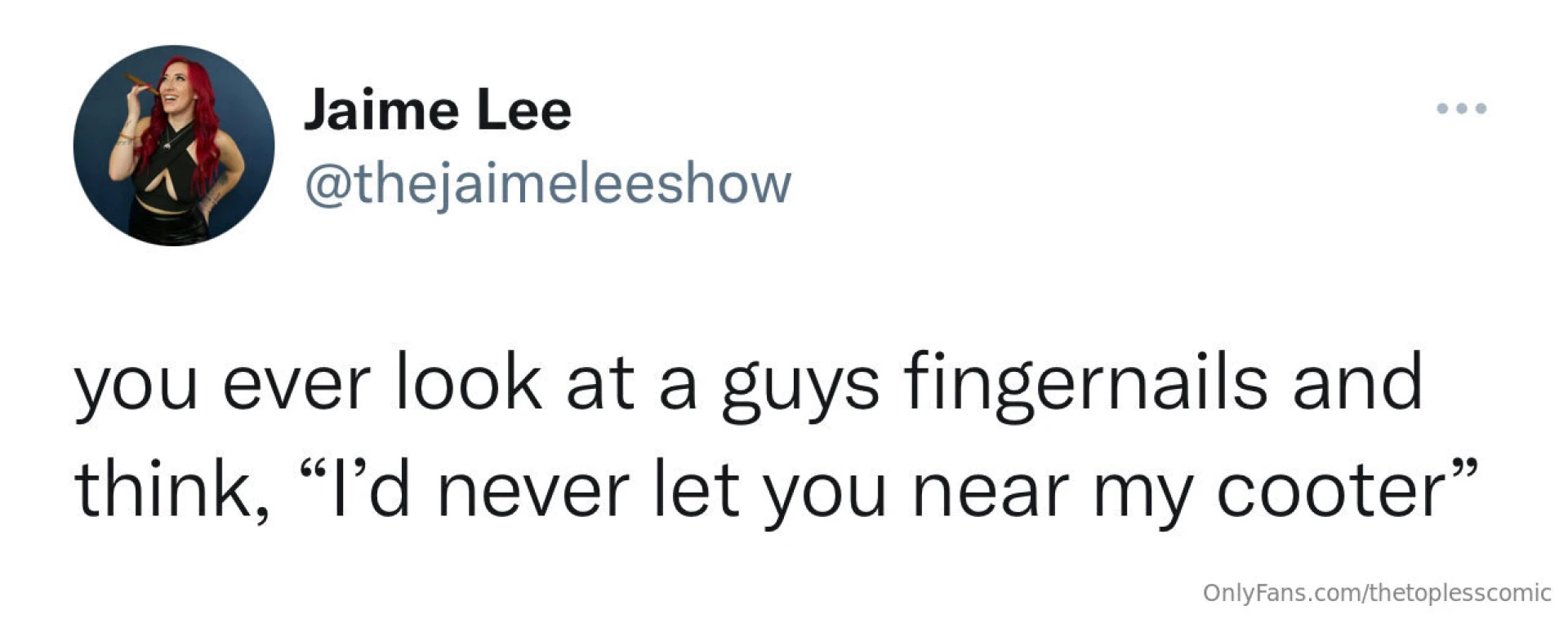 French manicure no thank you 