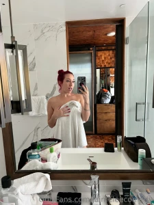 Hotel showers are always better than the ones at public beaches