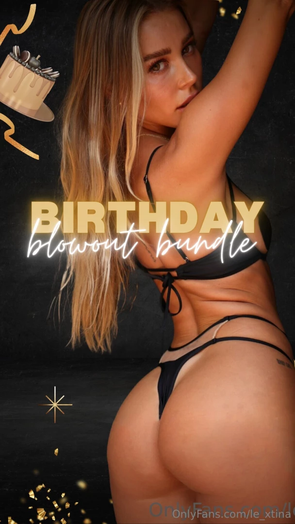 Bday blowout bundle on the wall nbsp in my birthday suit 31 for 31 