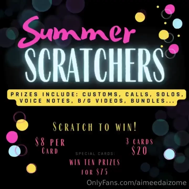 Summer scratchers summer is finally here in a fashion come scratch one 