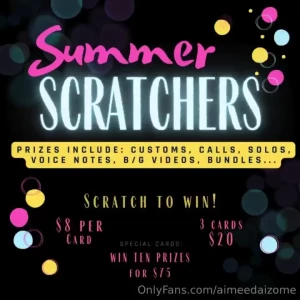 Summer scratchers summer is finally here in a fashion come scratch one