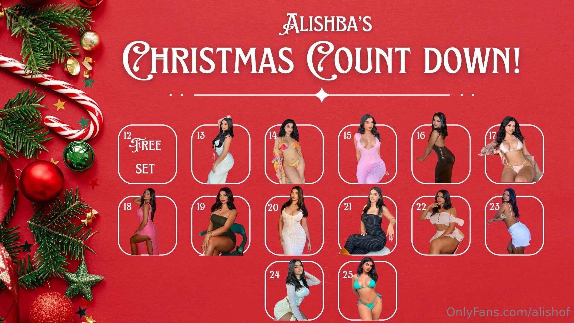 All my christmas countdown fans got a complete free set yesterday and 