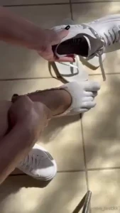 I want you naked on your knees grabbing your and making out while