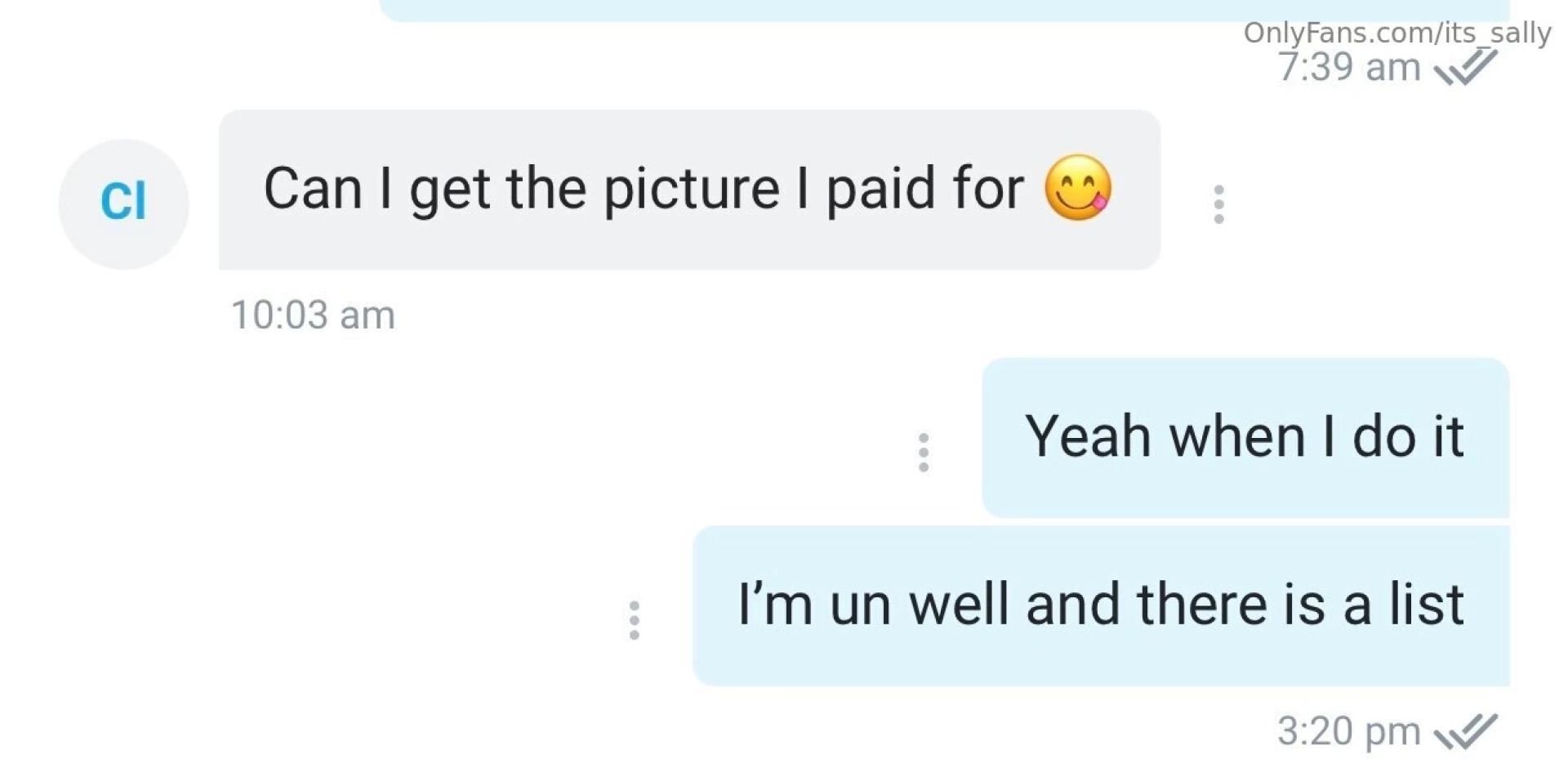 Someone has got himself bumped down to the bottom of the list if part 1 