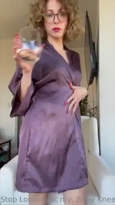 Love this pink satin lacey set has me leaning into my sexy teacher 