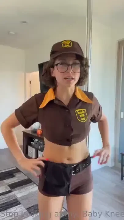 Let me at that package let me at it working for ups unlimited puddy 