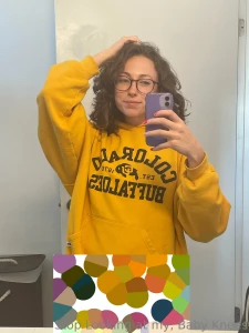 Repost just a sweatshirt bootyshort mirror pic nothing to see here