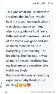 First review i received of my new stress-relieving joi video