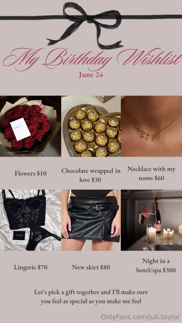 My birthday is june 24 and i want to feel special from a soft skirt 