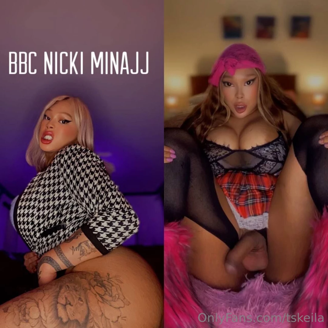 The trans nicki minaj she s the one and only nicki minaj bbc naked oil part 14 
