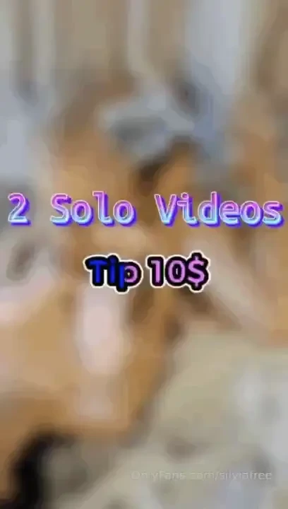 Tip 10 and you ll receive 2 solo videos now only 1 fan will be the 