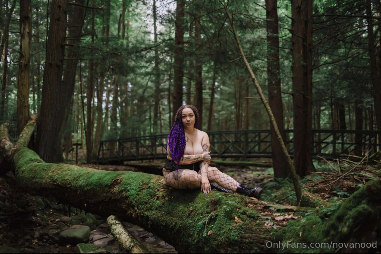 Nothing like being naked in the woods 