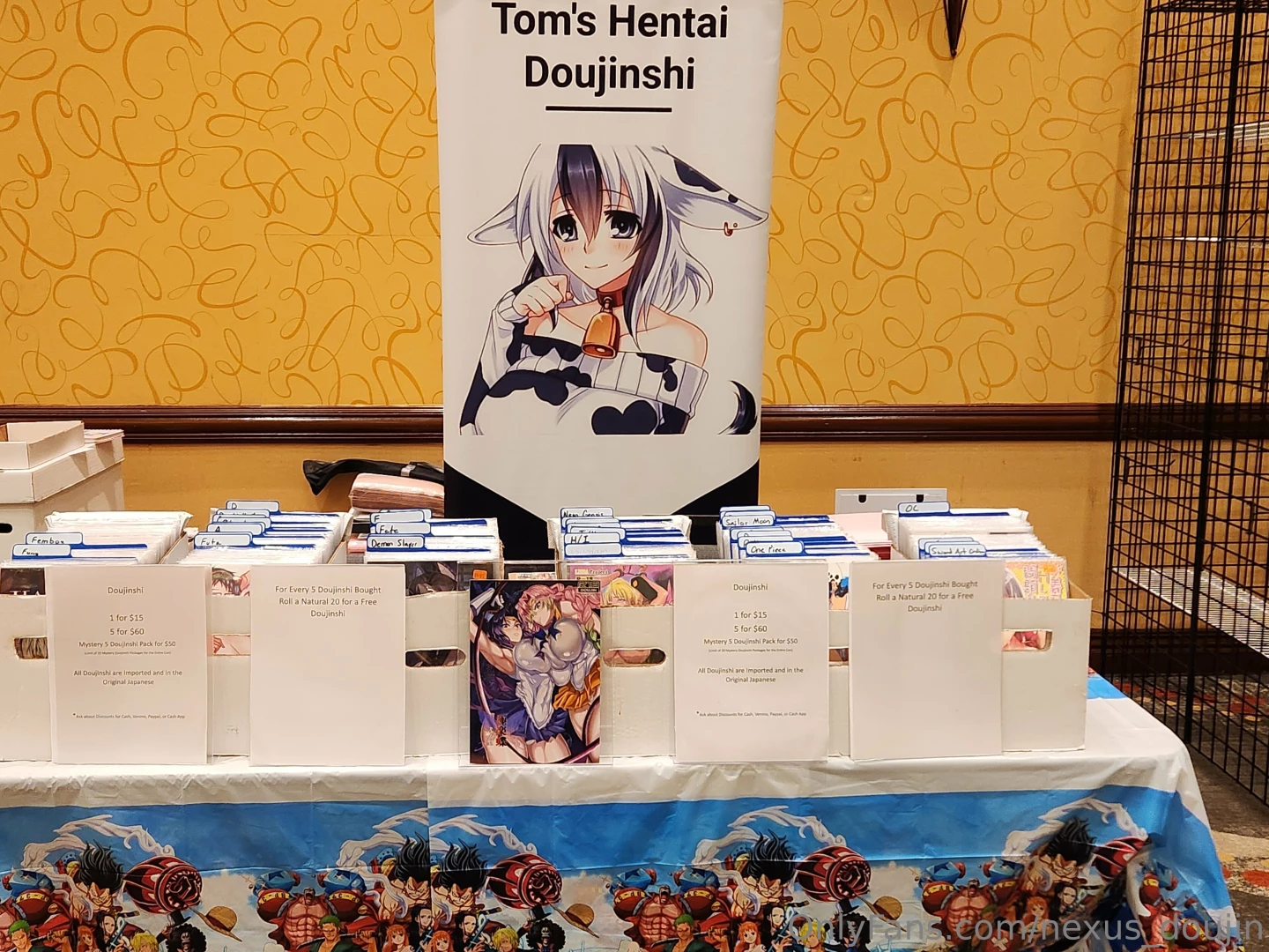 All set up for ecchi expo in san marcos for the weekend stop by for 
