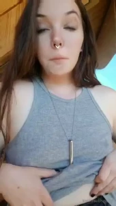 Flashing my tits for you because it s too much fun d