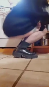 How about some free goth girl voyeurism in the kitchen to spice up part 6