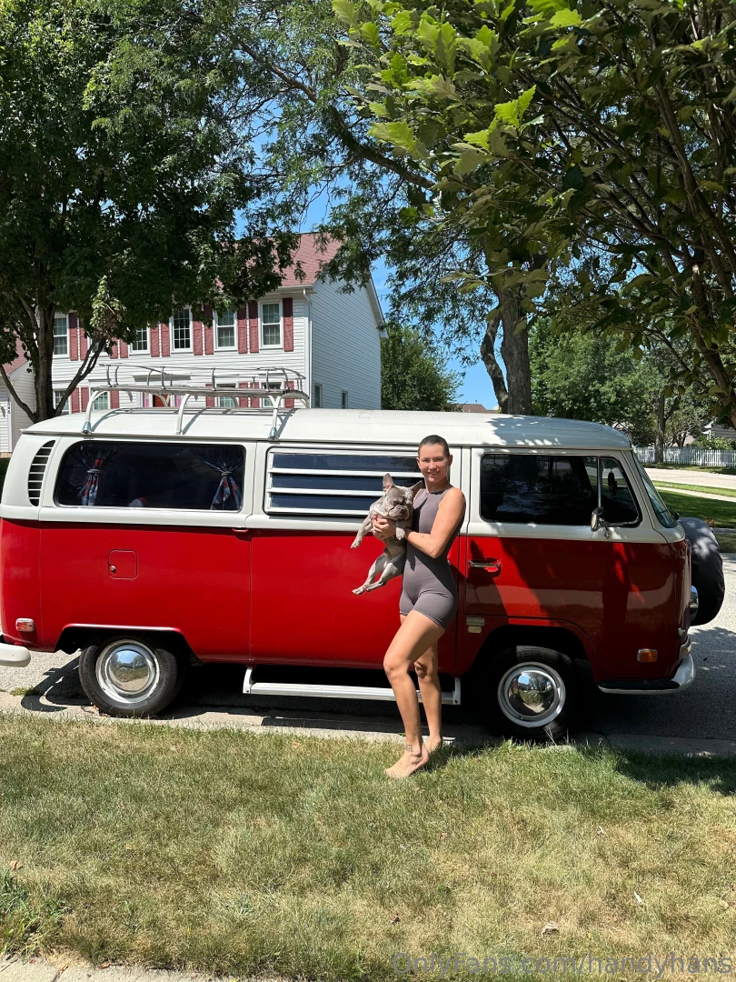 A classic vw amp a puppy best of both worlds 