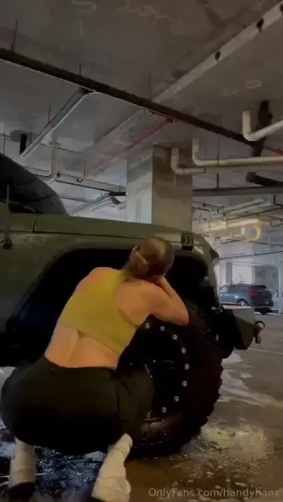 Gave the jeep a bath hand wash only 