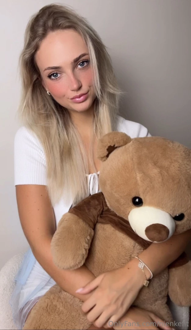 Unlock to remove the teddy bear 