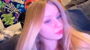 Showing off my blue eyes