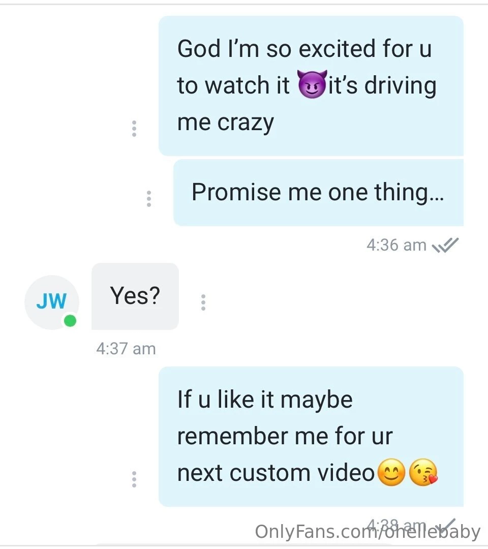 Sneak peek at why i love doing custom videos for u guys and why u part 2 