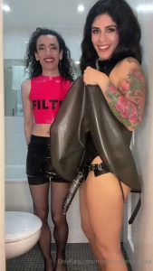 Just two girls playing