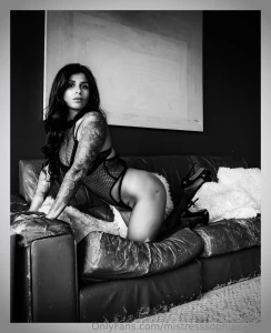 New photoshoot lingerie for once and not latex