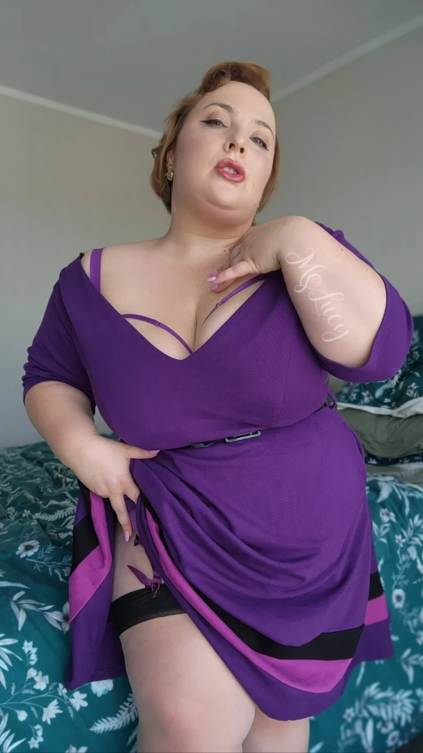 It was such a purple day inside and out 