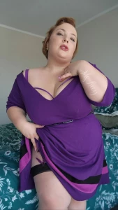 It was such a purple day inside and out