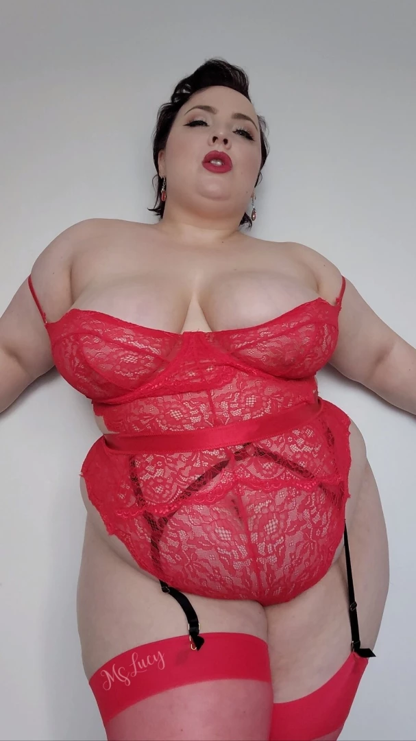 A little more red lace for you 