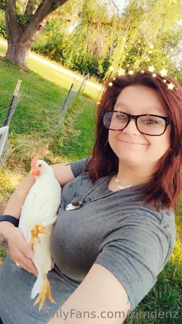 You wanted every day life so here s a picture me swaddling a hen 