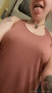 I love when my nipples show through my shirt