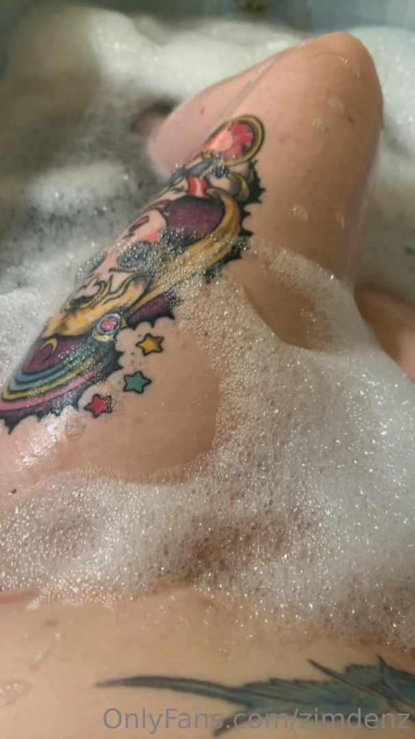 Nothing as relaxing as a bubble bath 