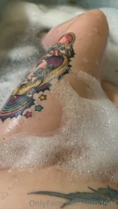 Nothing as relaxing as a bubble bath