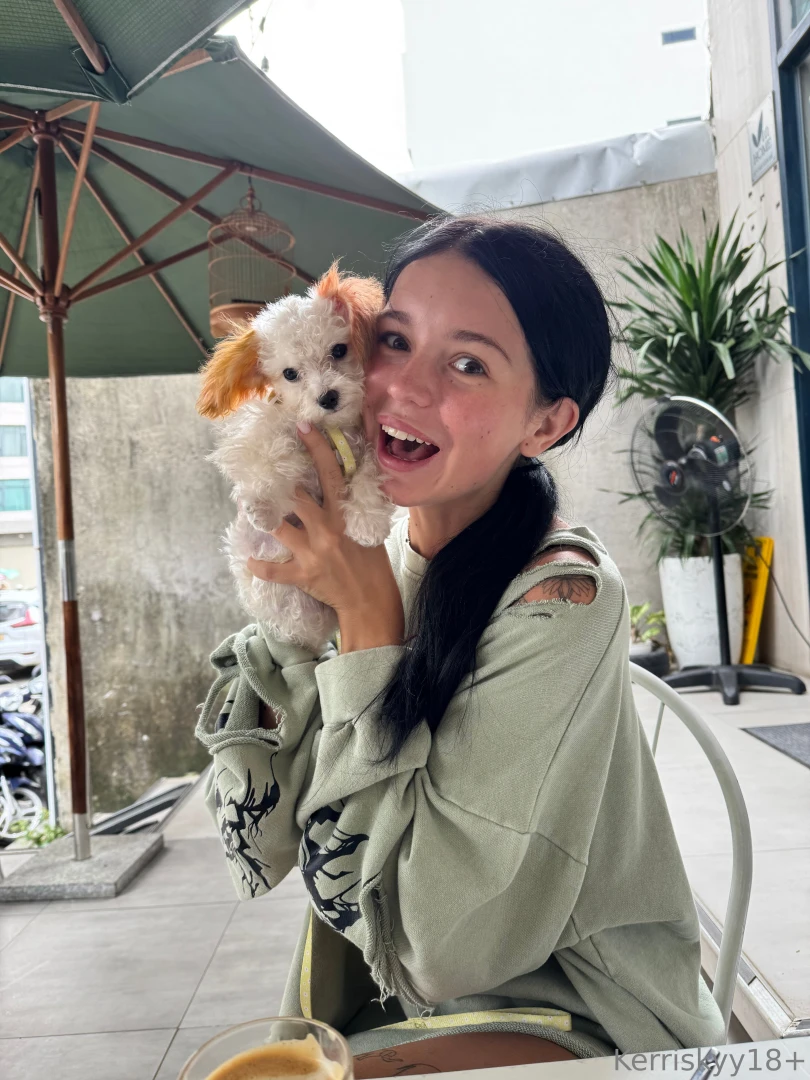 I m absolutely in love with my new little pup we play laugh and stick 