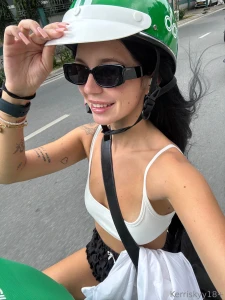 Pov you re on a motobike taxi but make it fashion hahaha