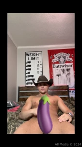 New 18 min cowboy strip tease and cum shot lots of dirty talk and i