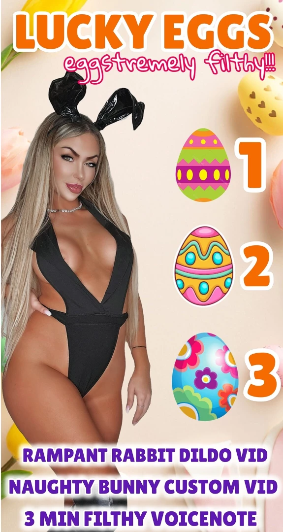Pick 1 egg 20 pick 2 eggs 30 pick from 1 2 or 3 to get a personalised 