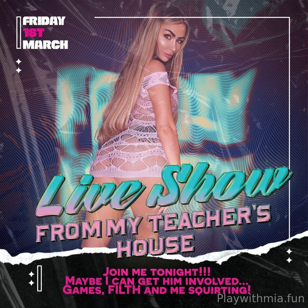 Live show tonight amp there won t be any technical issues this time as 