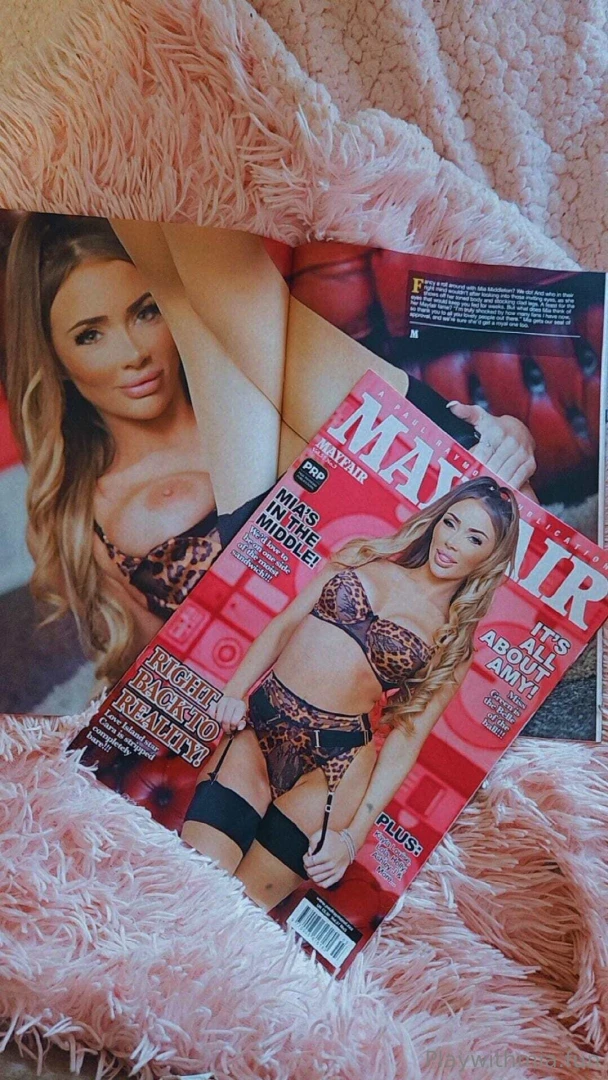 These are selling fast signed copy of mayfair mag video all tippers 