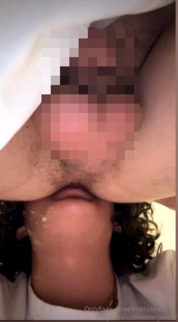 Guess how deep my tongue is in jake s ass 