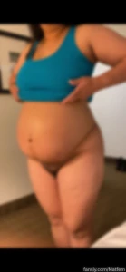 Pregnant mom mommy fat belly knockedup milk milf darkareolas hugetits part 3