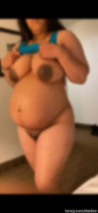 Pregnant mom mommy fat belly knockedup milk milf darkareolas hugetits part 2
